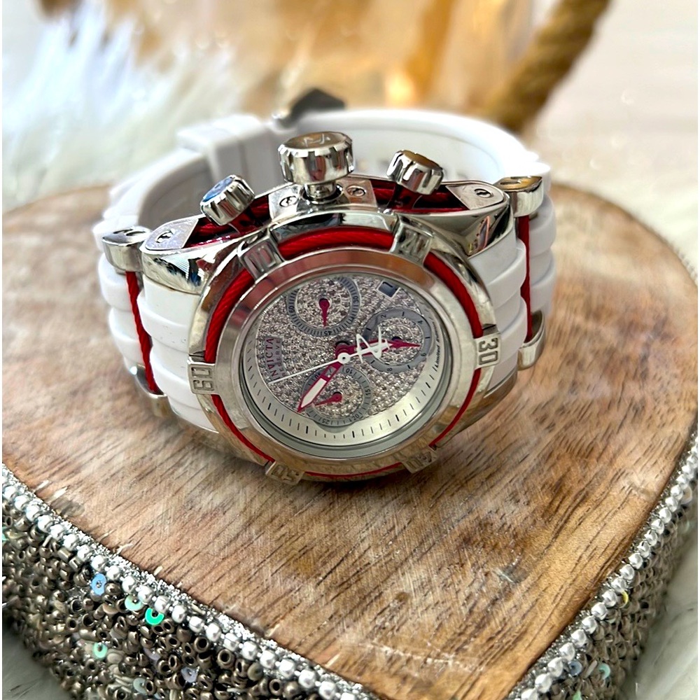 Invicta Reserve Bolt Zeus 0.73 Carat Diamond Swiss Ronda Caliber Women Watch40mm